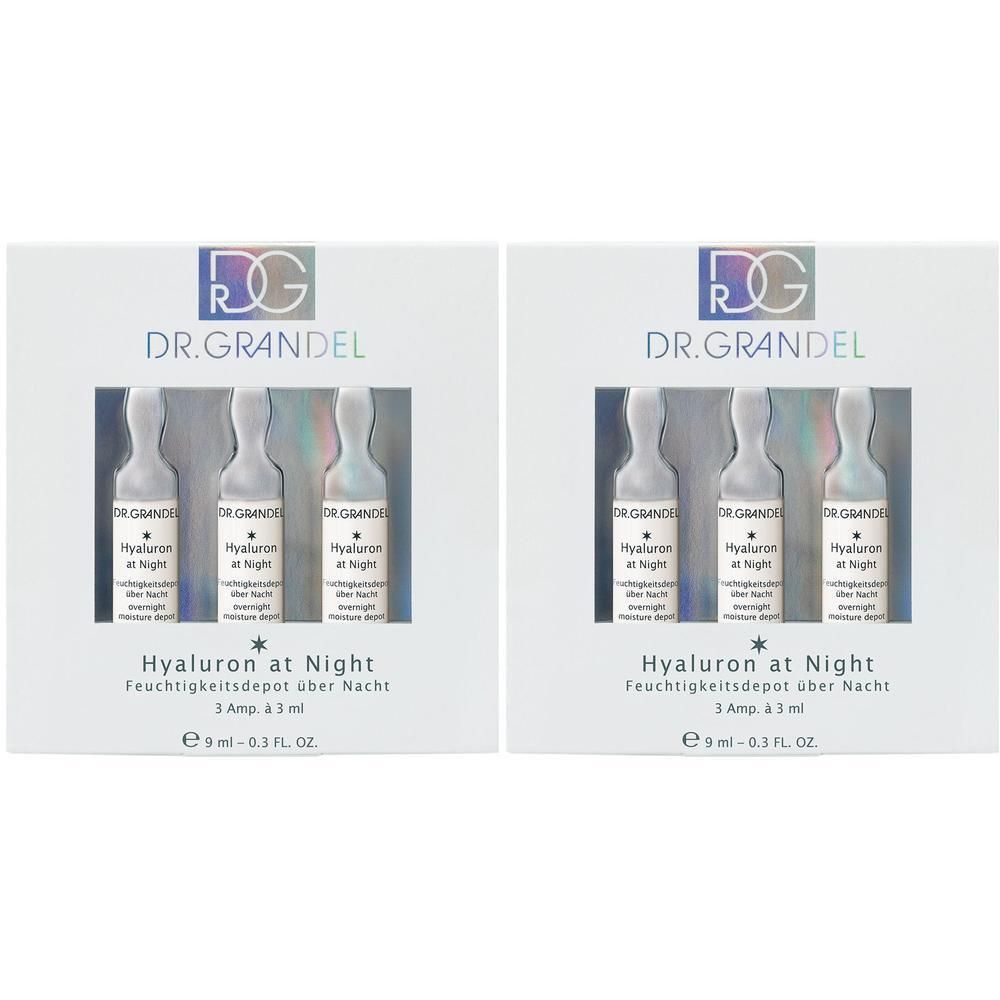 Grandel Professional Collection Hyaluron at night 2x 2x3x3 ml Ampullen