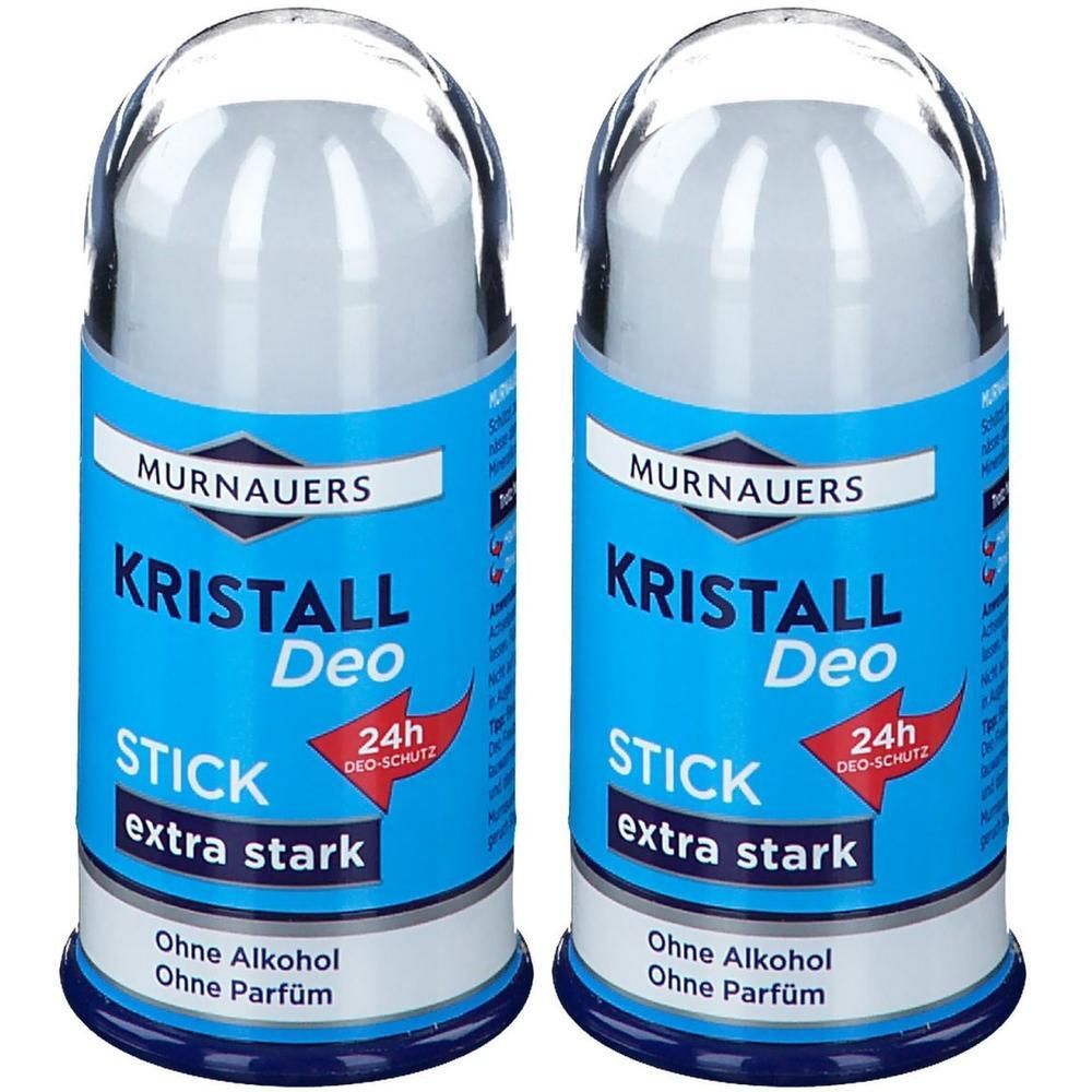 Murnauers Kristall Deo Stick extra sensitiv 2x 2x62,5 ml Roller