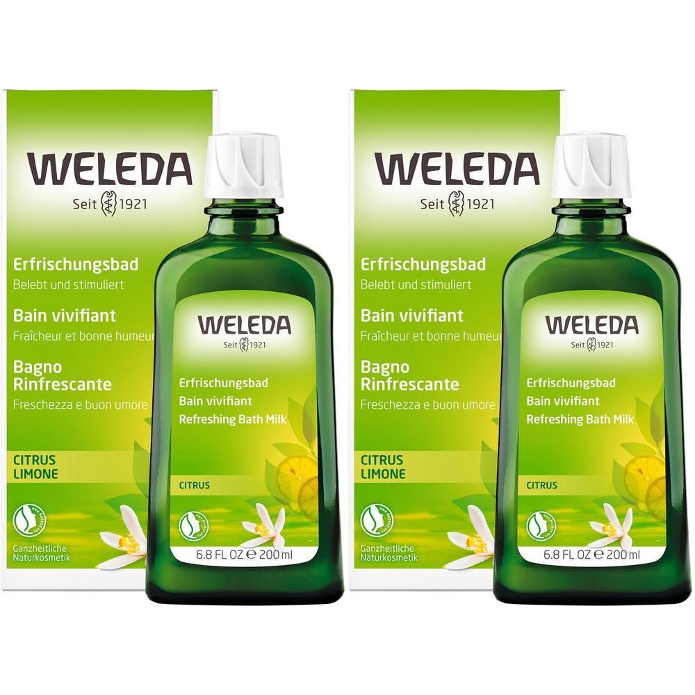 Weleda Citrus Erfrischungsbad 2x 2x200 ml Bad