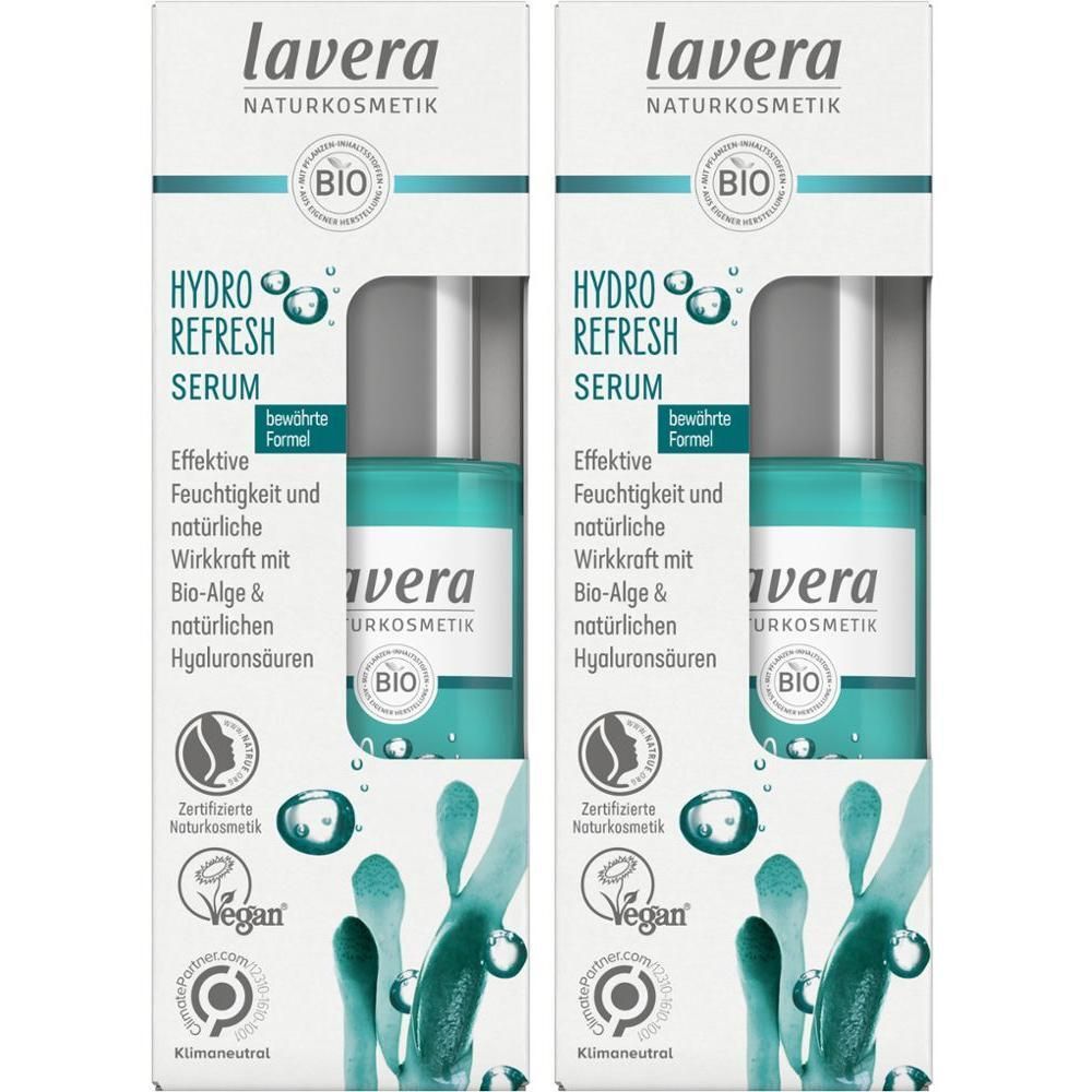 Lavera Hydro Refresh Serum 2x 2x30 ml Tagescreme