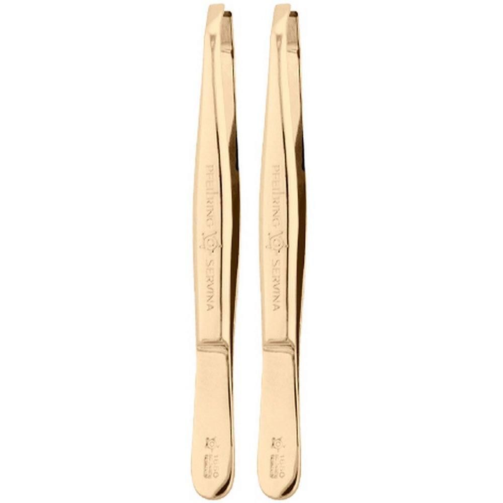 Pinzette Servina 1850G hartvergoldet 2x 2x1 St