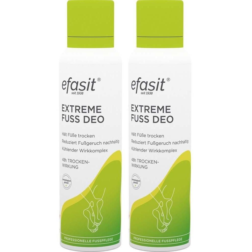 Efasit Extreme Fuß Deo Spray 2x 2x150 ml