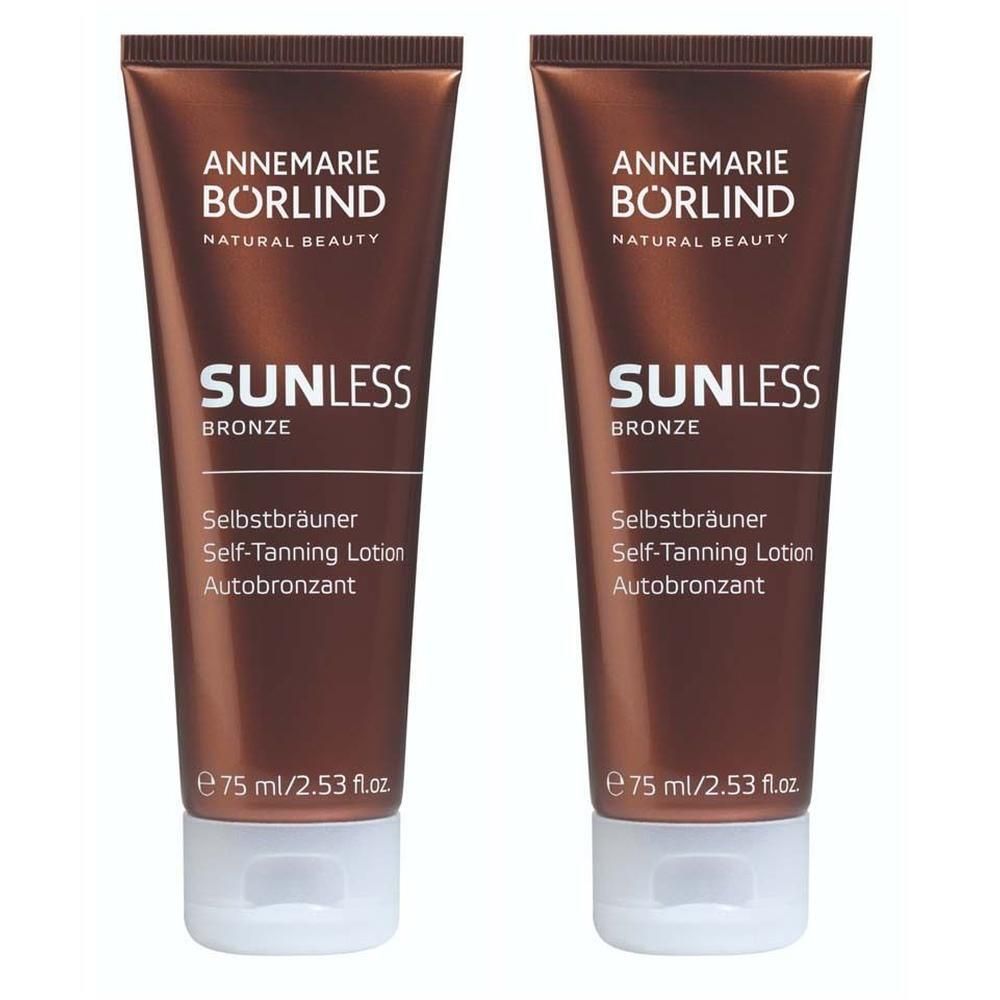 Börlind Sunless bronze Selbstbräuner Lotion 2x 2x75 ml