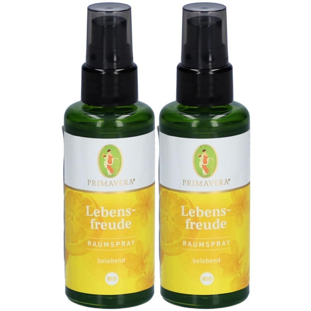 Lebensfreude Raumspray Bio 2x 2x50 ml Ätherisches Öl