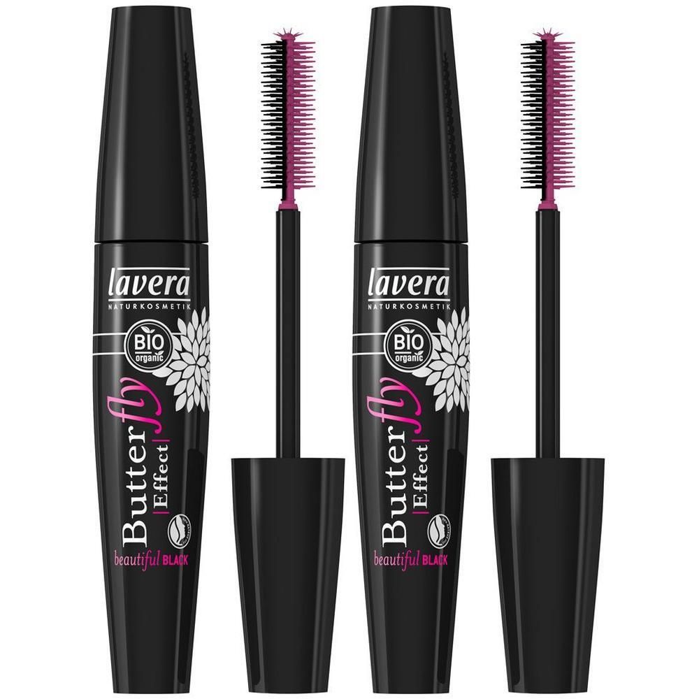 Lavera Butterfly Effect Mascara beautiful black 2x 2x11 ml Stifte