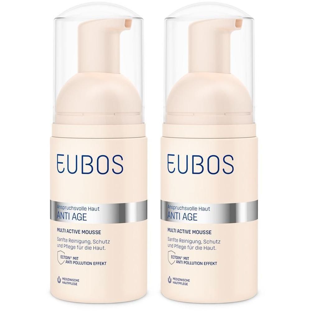 Eubos Anti-Age Multi Active Mousse 2x 2x100 ml Schaum