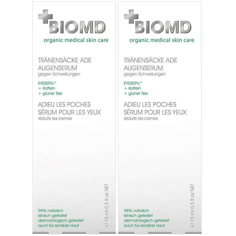 BioMD Tränensäcke ade Augenserum 2x 2x15 ml Konzentrat