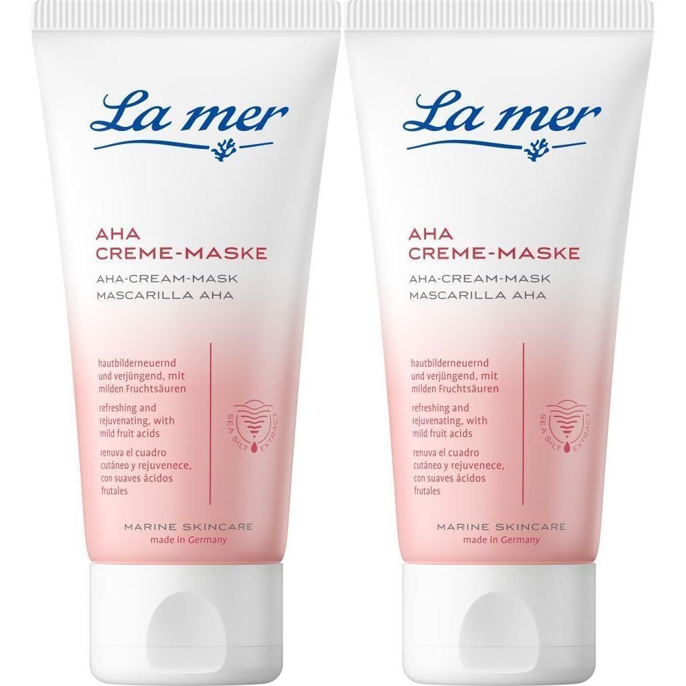LA MER AHA-Creme-Maske m.Parfum 2x 2x50 ml Gesichtsmaske