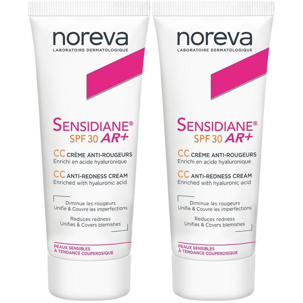 Noreva Sensidiane AR+ CC Creme LSF 30 2x 2x40 ml