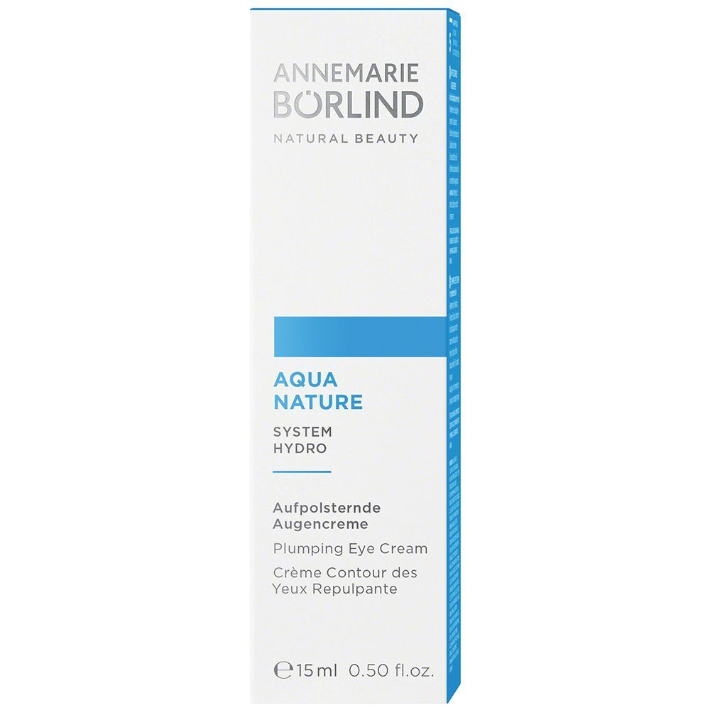 Verpackung ANNEMARIE BÖRLIND Augencreme, 15ml.