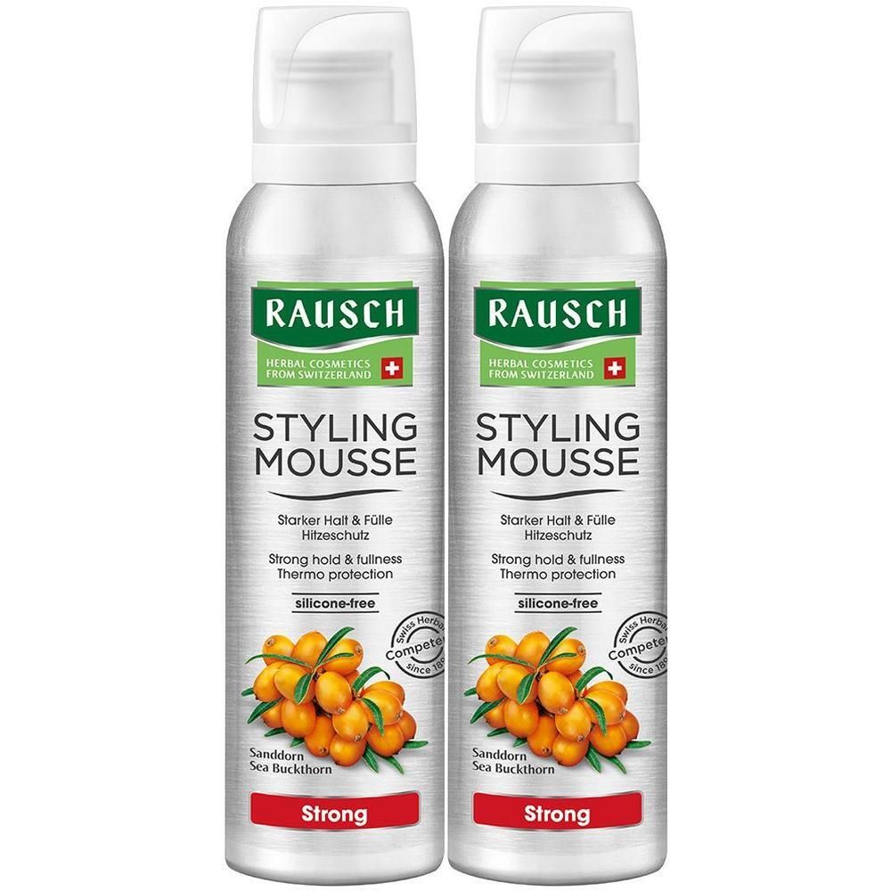 Rausch Styling Mousse strong Aerosol 2x 2x150 ml Schaum