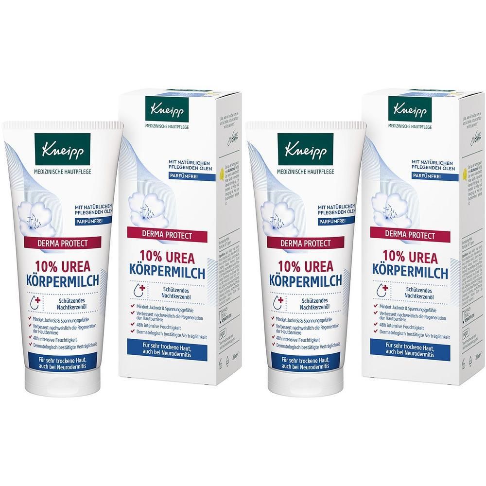 Kneipp Derma Protect 10% Urea Körpermilch 2x 2x200 ml Körperpflege