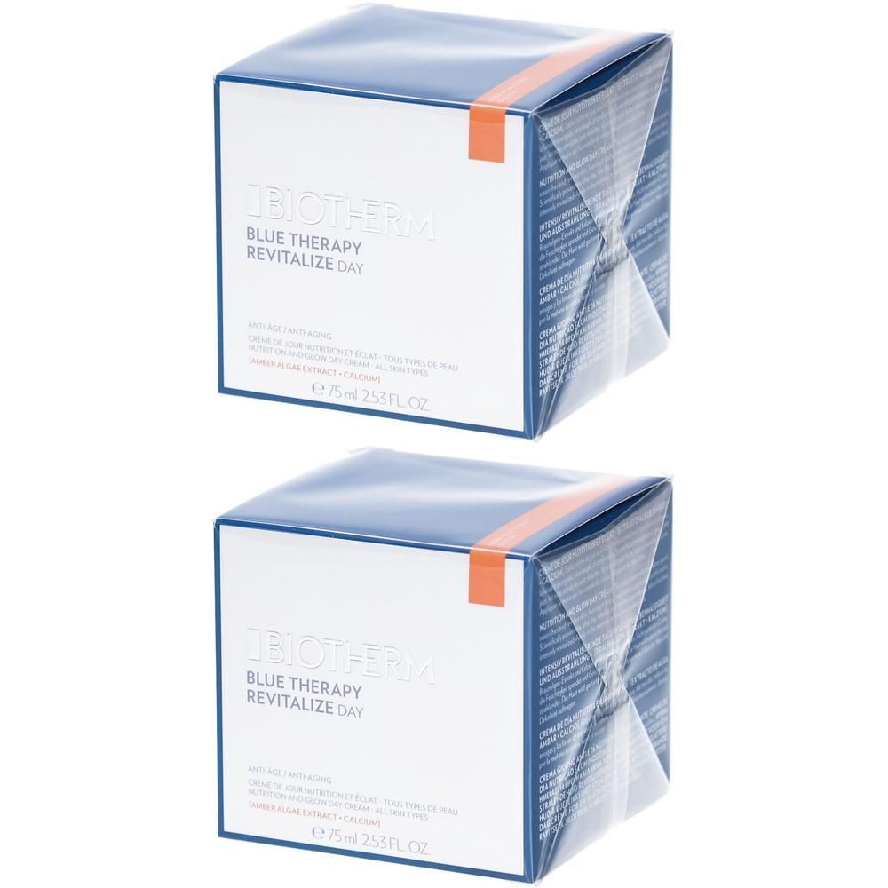 Biotherm Blue Therapy Revitalize Day Cream 2x 2x75 ml Creme