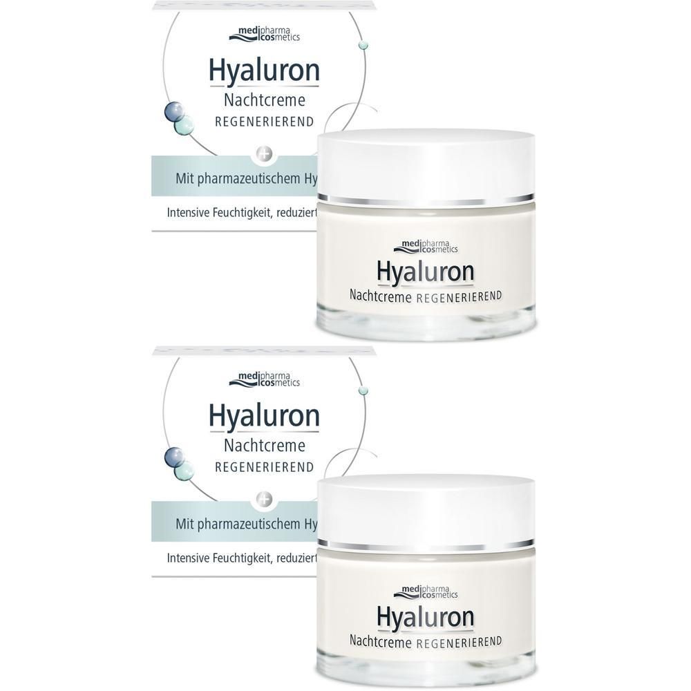 Hyaluron Nachtcreme regenerierend 2x 2x50 ml Creme