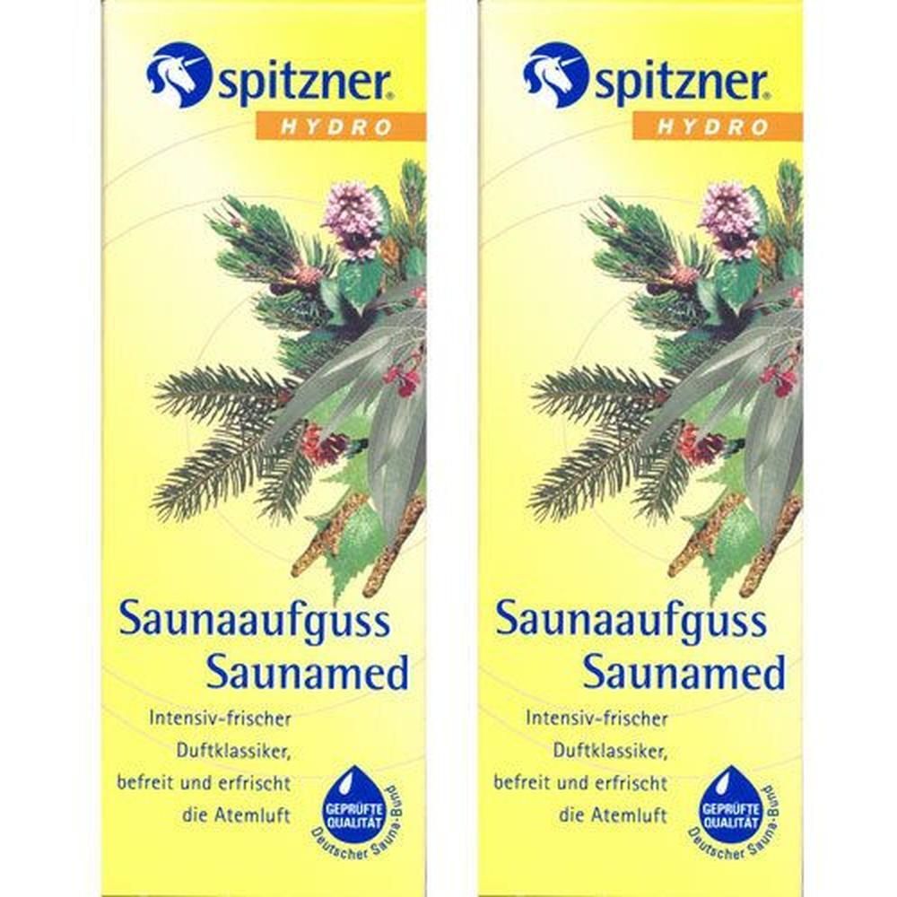 Spitzner Saunaaufguss Saunamed Hydro 2x 2x190 ml Konzentrat