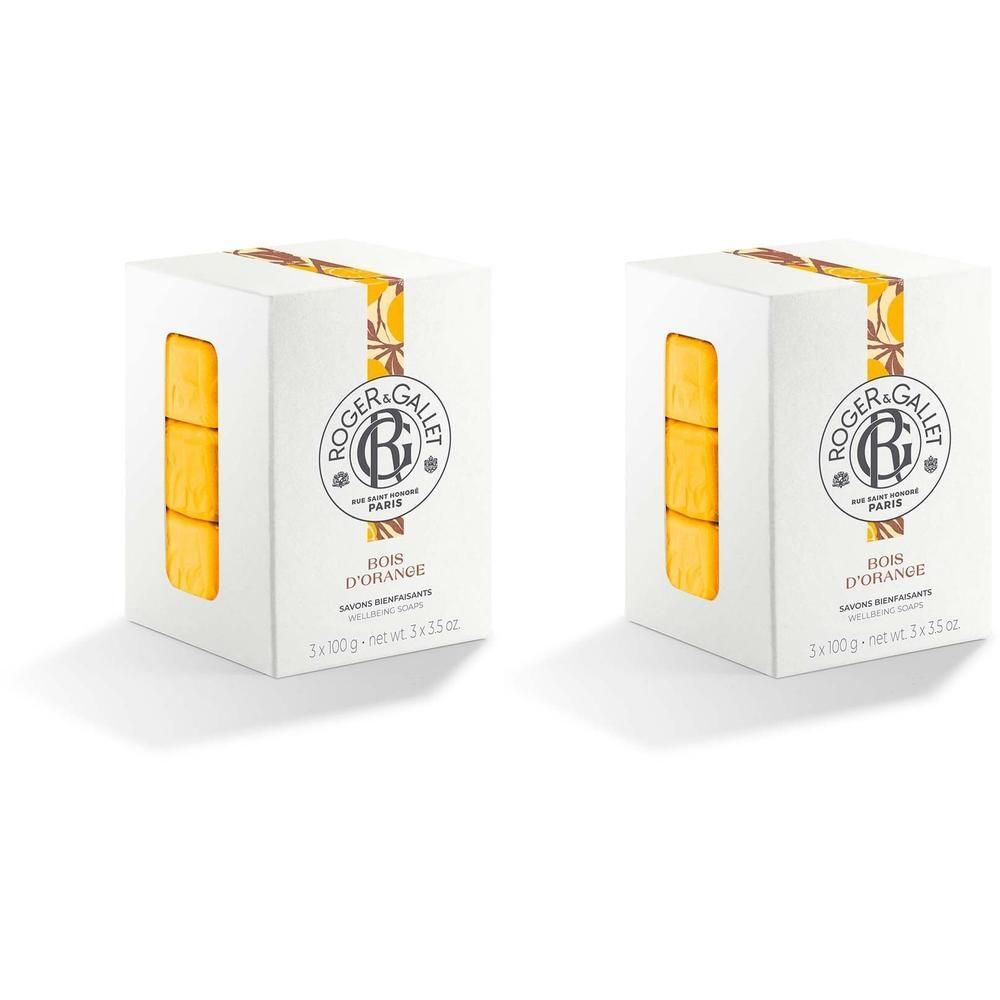 R&G Bois d'Orange Wohlfühl-Seifencoffret 2x 2x3x100 g Seife