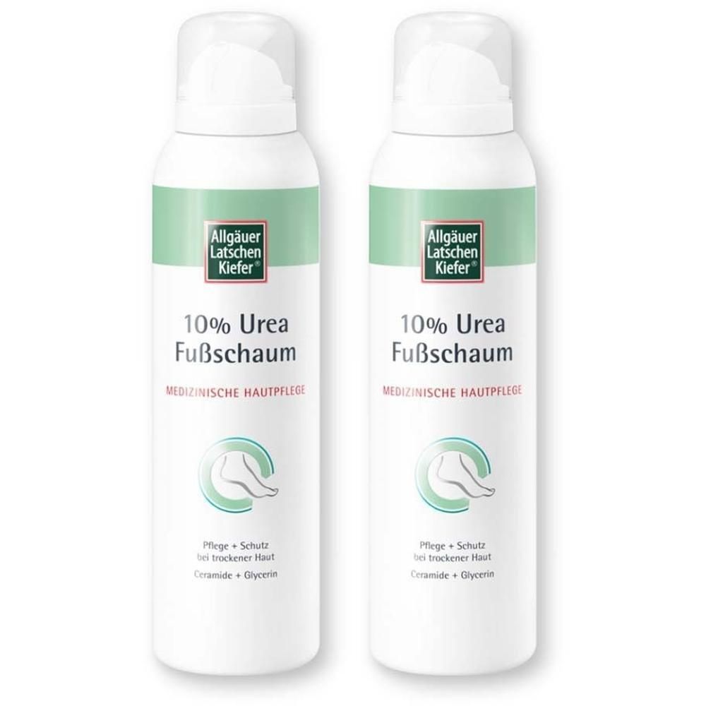 Allgäuer Latschenk. 10% Urea Fußschaum 2x 2x150 ml Schaum