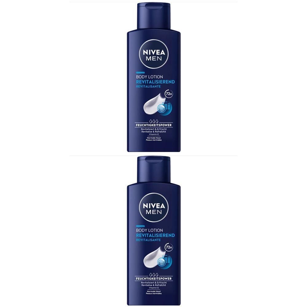 Nivea MEN vitalisierende Bodylotion 2x 2x250 ml Lotion