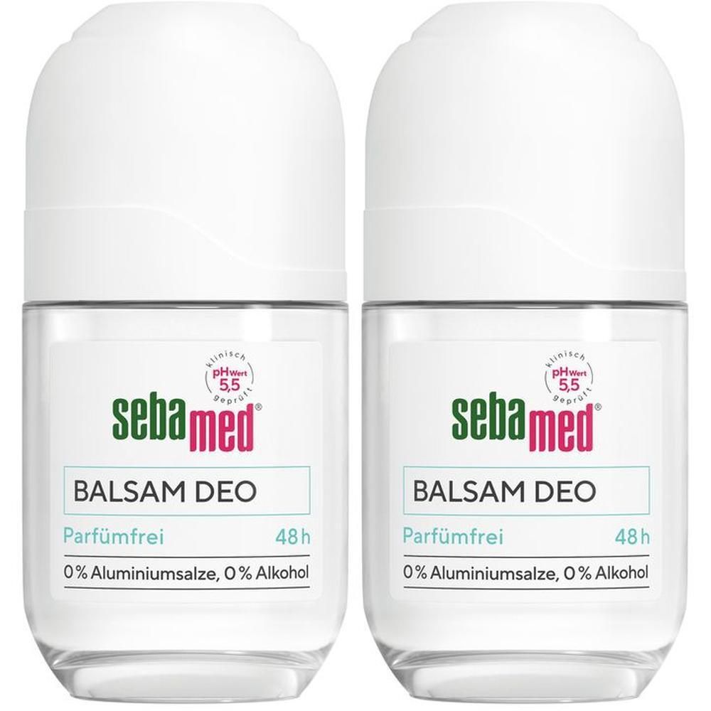 Sebamed Balsam Deo Roll-on parfümfrei 2x 2x50 ml Körperpflege