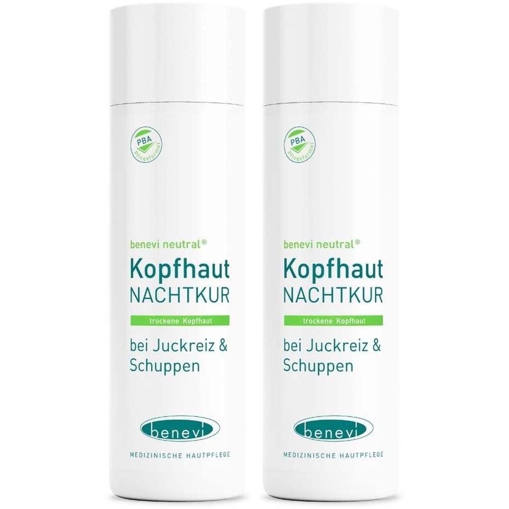 Benevi neutral Kopfhaut Nachtkur Lotion 2x 2x200 ml