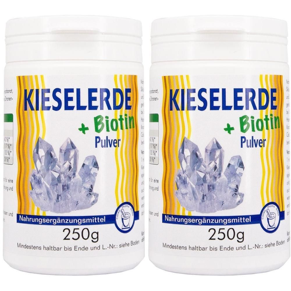 Kieselerde+Biotin Pulver 2x 2x250 g
