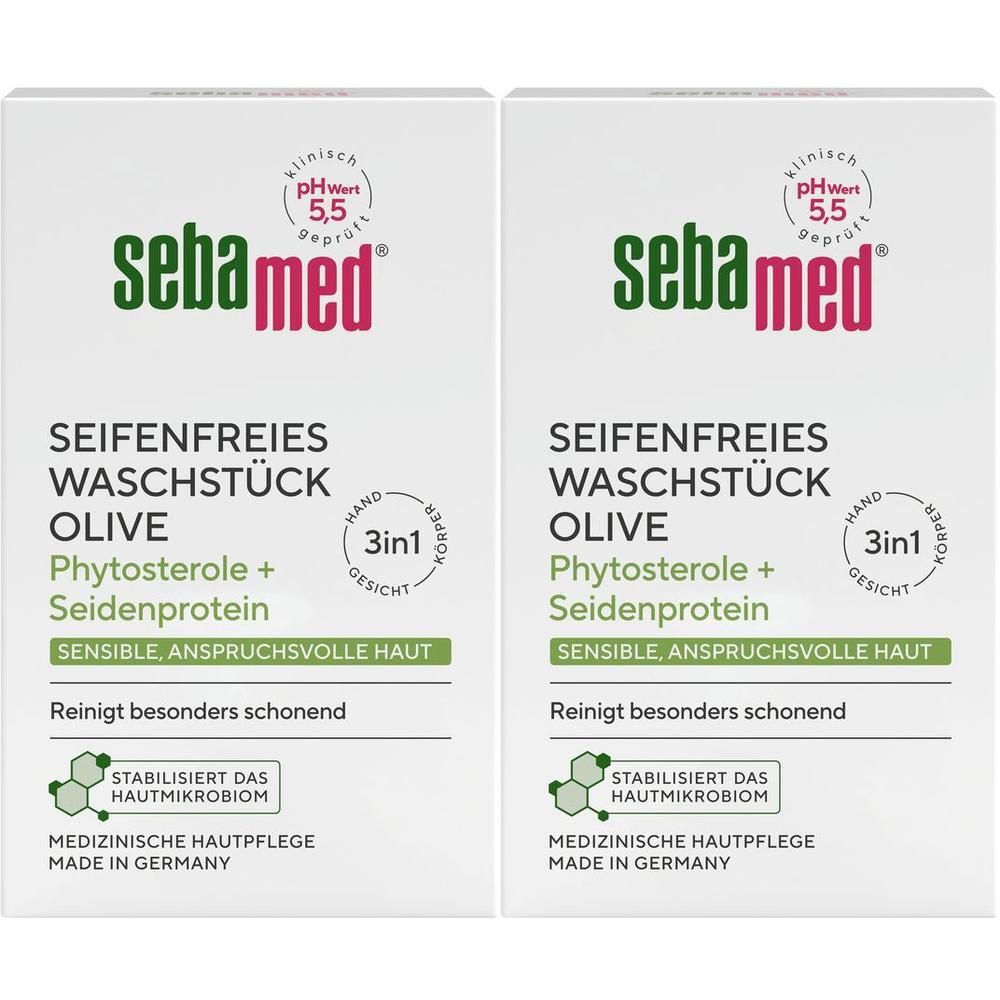 Sebamed Oliven Waschstück 2x 2x150 g Seife