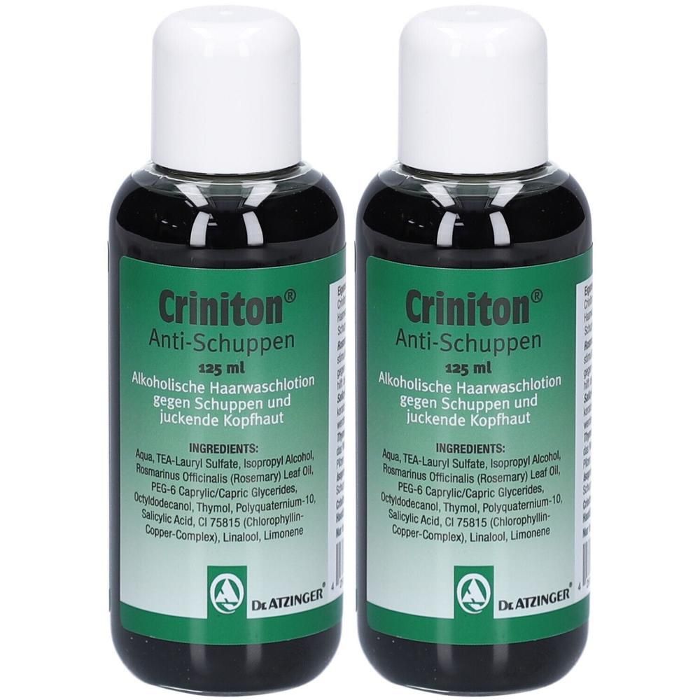 Criniton Anti Schuppen Lösung 2x 2x125 ml