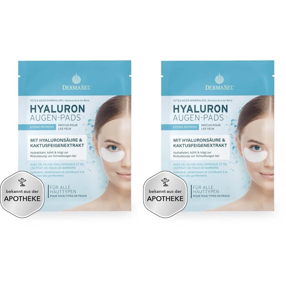 Dermasel Totes Meer Hyaluron Augen-Pads 2x 2x1 St