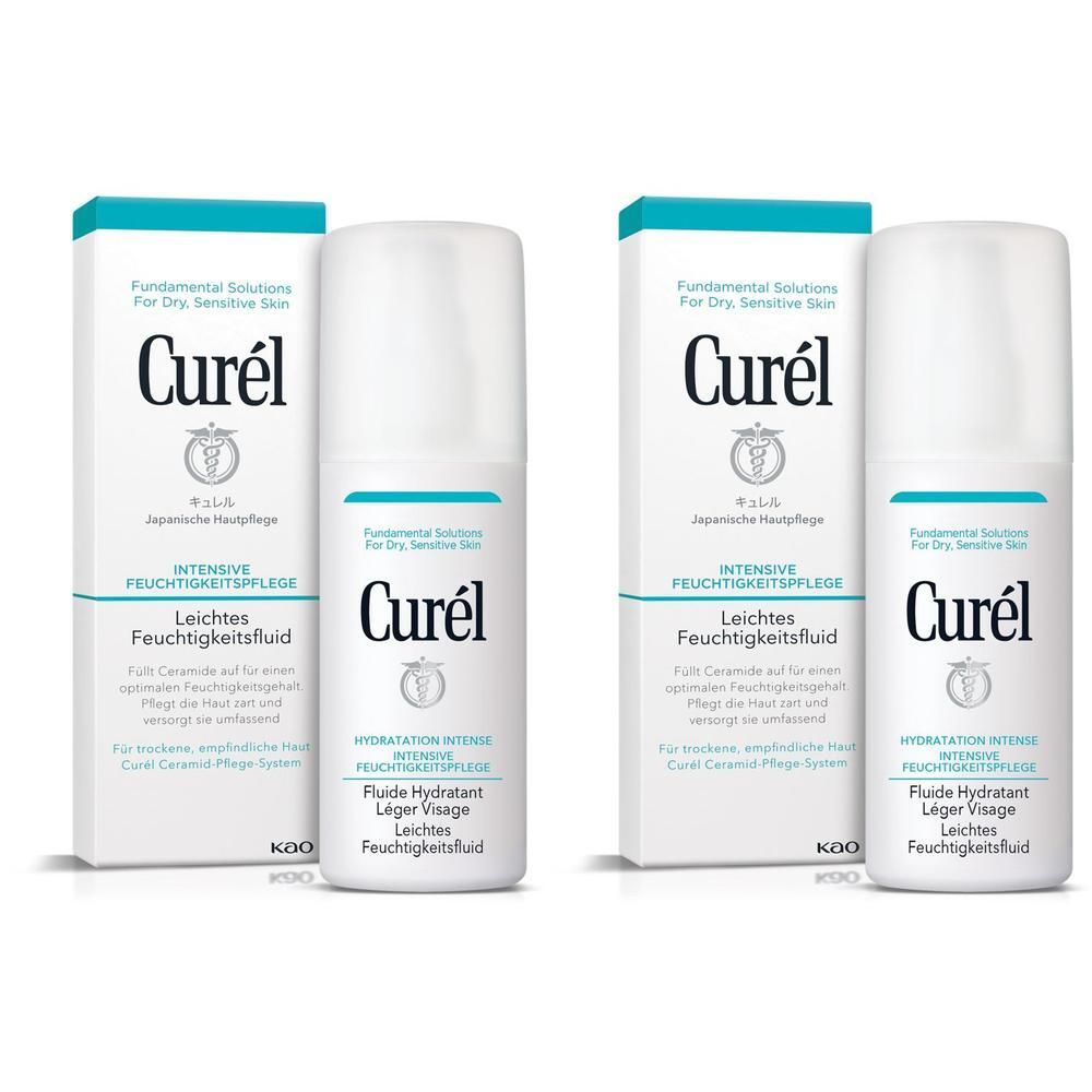Curel leichtes Feuchtigkeitsfluid 2x 2x120 ml Flüssigkeit