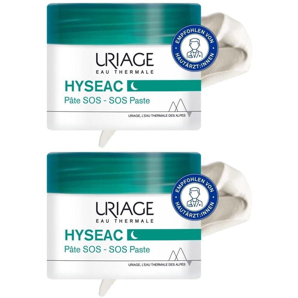 Uriage Hyseac SOS-Paste lokale Pflege 2x 2x15 g Balsam