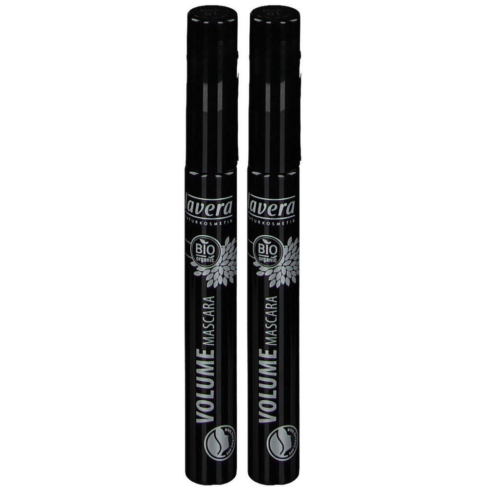 Lavera Volume Mascara black 2x 2x9 ml Stifte