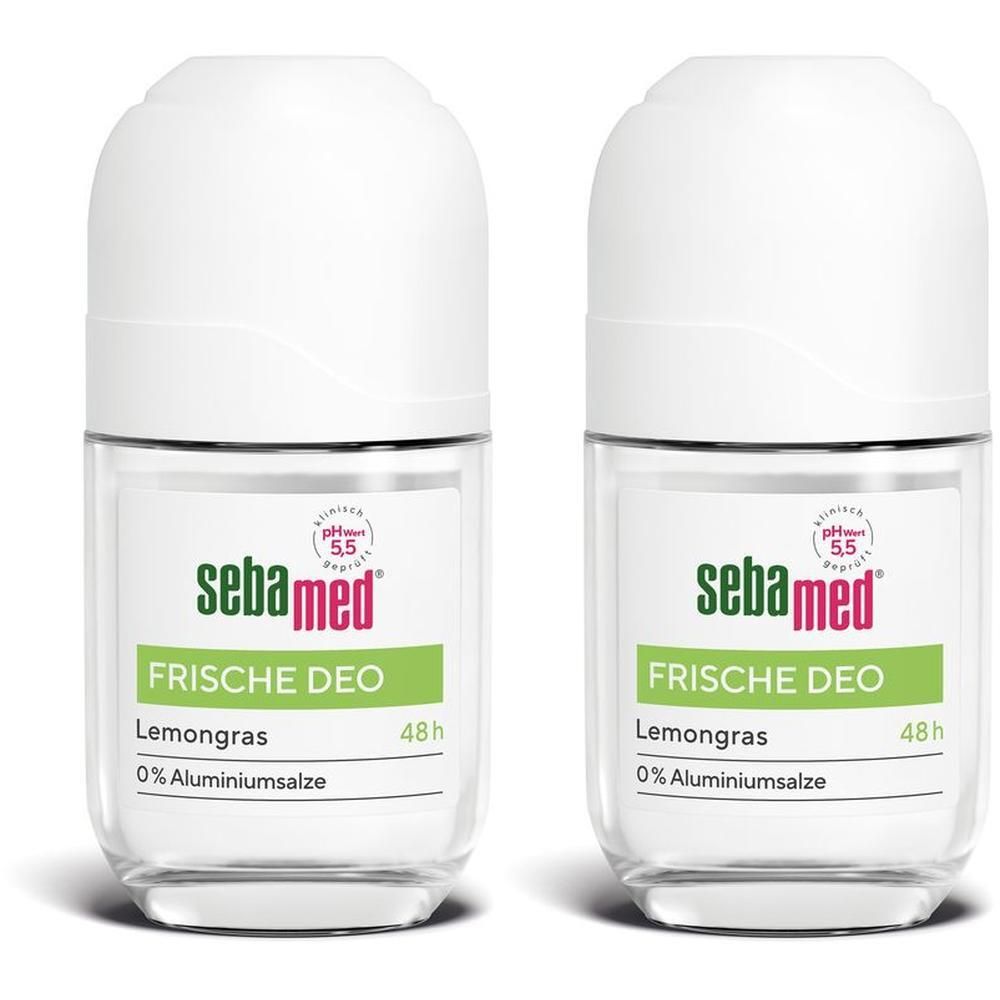 Sebamed Frische Deo Lemongras Roll-on 2x 2x50 ml Körperpflege