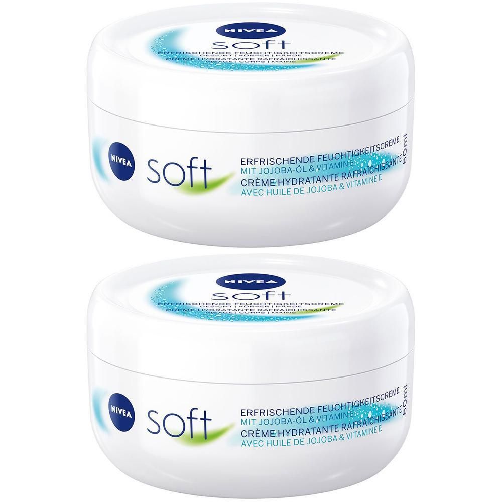 Nivea Soft Creme 2x 2x50 ml