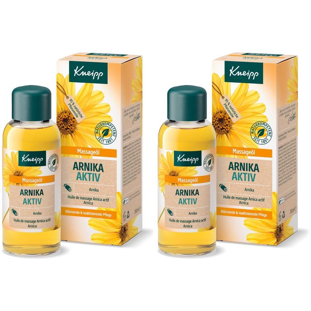 Kneipp Massageöl Arnika Aktiv 2x 2x100 ml