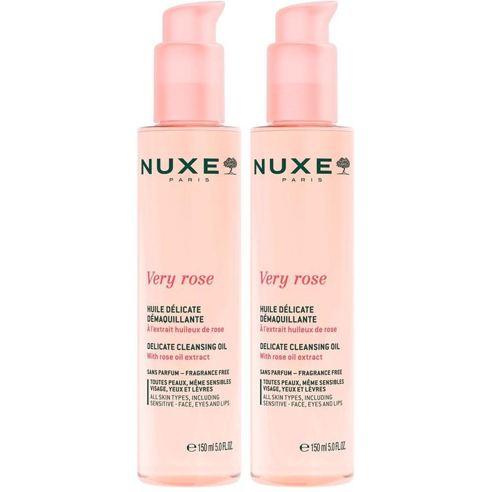 Nuxe Very Rose Reinigungsöl 2x 2x150 ml Öl