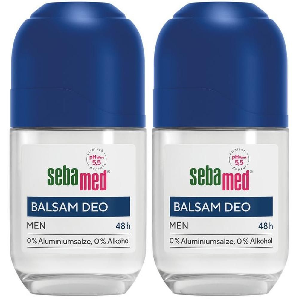 Sebamed for men Deo Sensitiv Roll-on 2x 2x50 ml Körperpflege