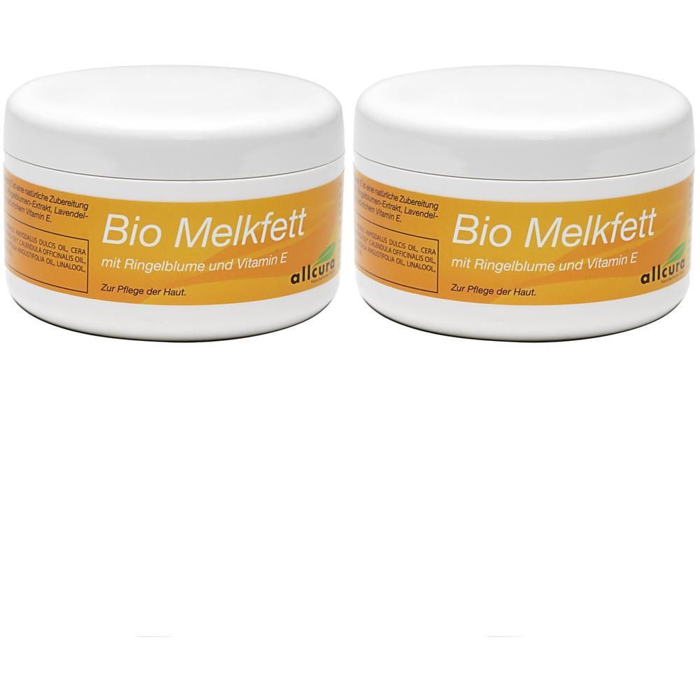 Melkfett BIO mit Ringelblumen und Vitamin E Creme 2x 2x150 ml