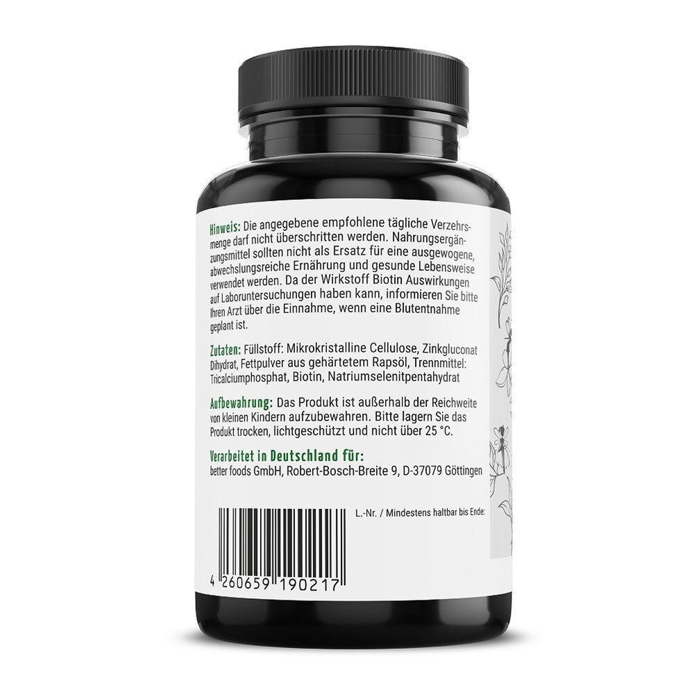VIRISOLIS Biotin + Zink + Selen