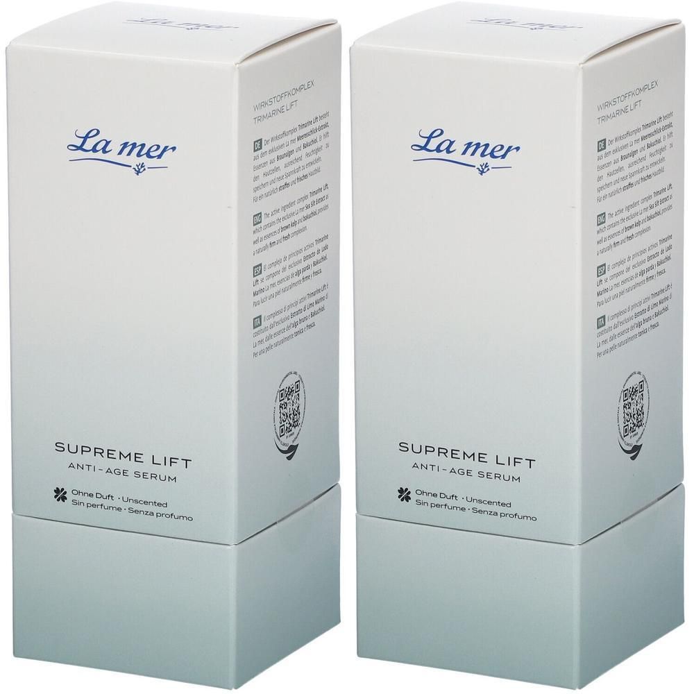 LA MER Supreme Lift Anti-Age Serum o.Parfum 2x 2x30 ml Gel