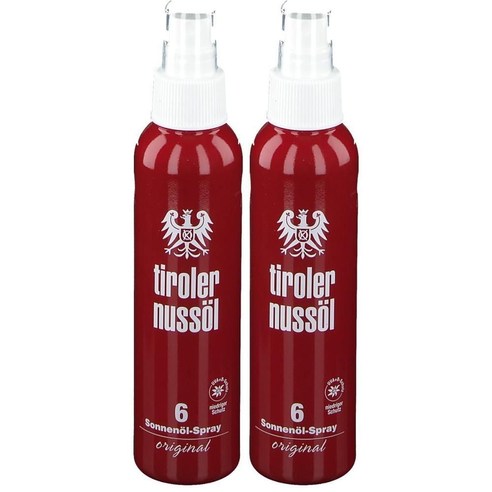 Tiroler Nussöl orig.Sonnenöl Spray was.f.LSF 6 2x 2x150 ml