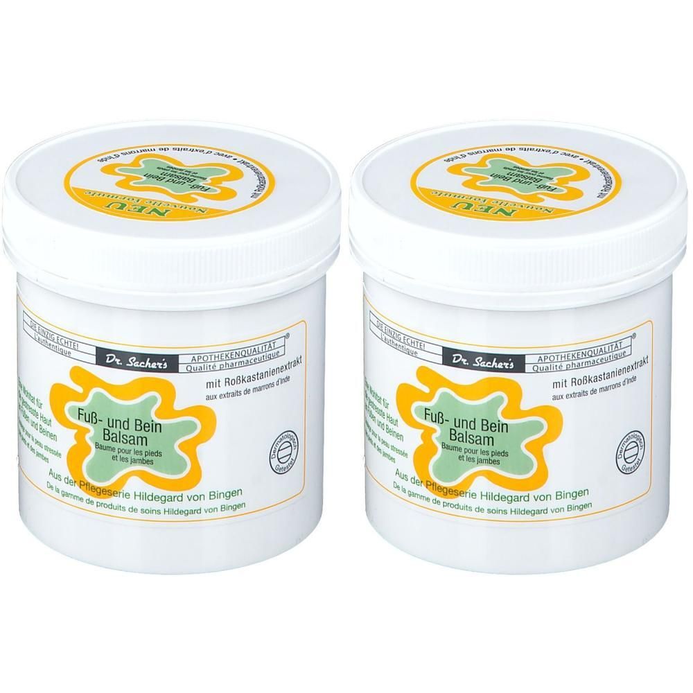 Fuss- UND Bein Balsam mit Rosskastanien Extrakt 2x 2x250 ml