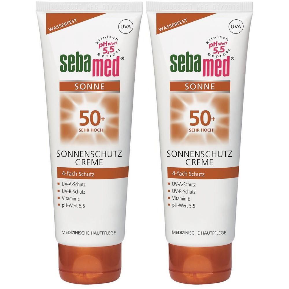 Sebamed Sonnenschutz Creme LSF 50+ 2x 2x75 ml Sonnenschutzcreme