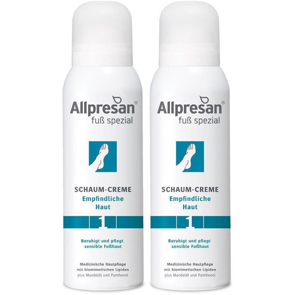 Allpresan Fuß spezial Nr.1 empfindliche Haut Scha. 2x 2x125 ml Schaum