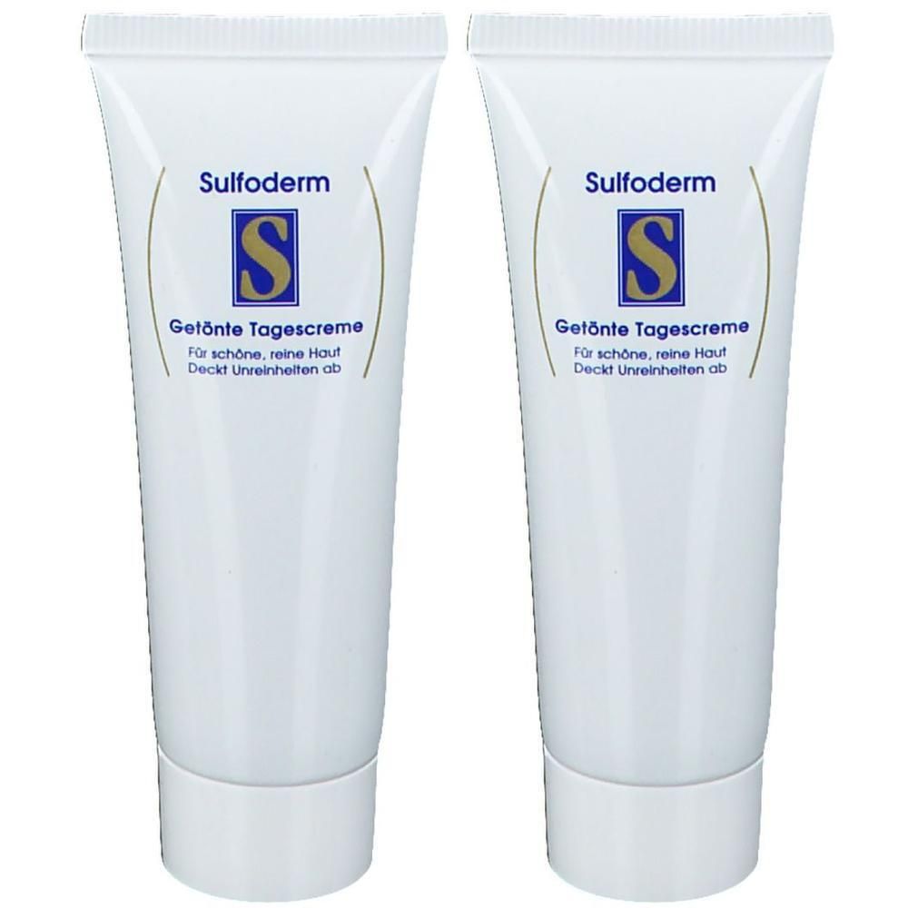Sulfoderm S getönte Tagescreme 2x 2x25 ml Creme