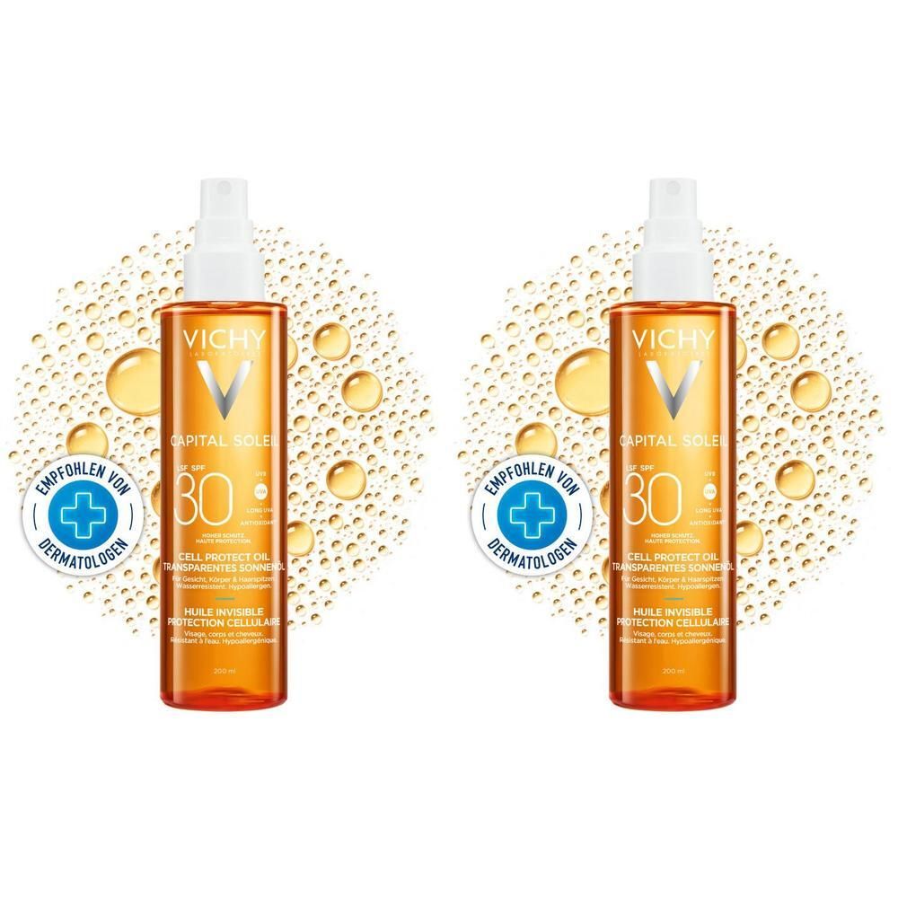 Vichy Capital Soleil Cell Protect Oil LSF 30 2x 2x200 ml Öl