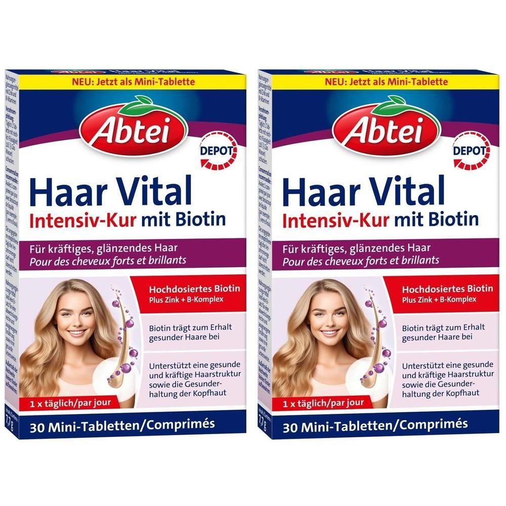 Abtei Haar Vital Intensiv-Kur Tabletten 2x 2x30 St