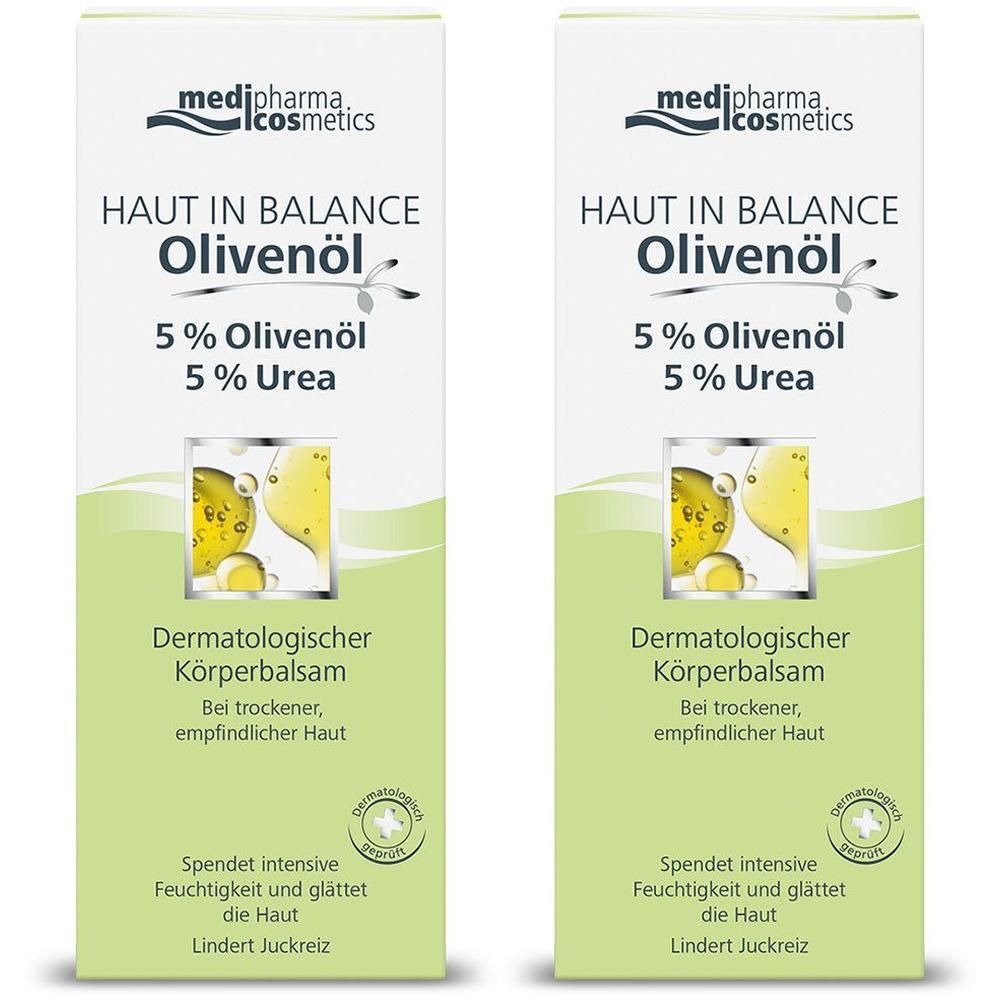 Haut IN Balance Olivenöl Körperbalsam 5% 2x 2x200 ml Balsam