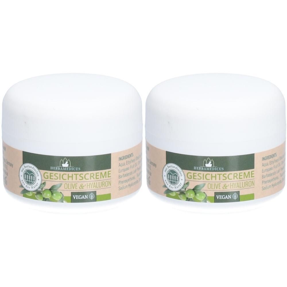 Gesichtscreme Olive & Hyaluron 2x 2x50 ml Creme
