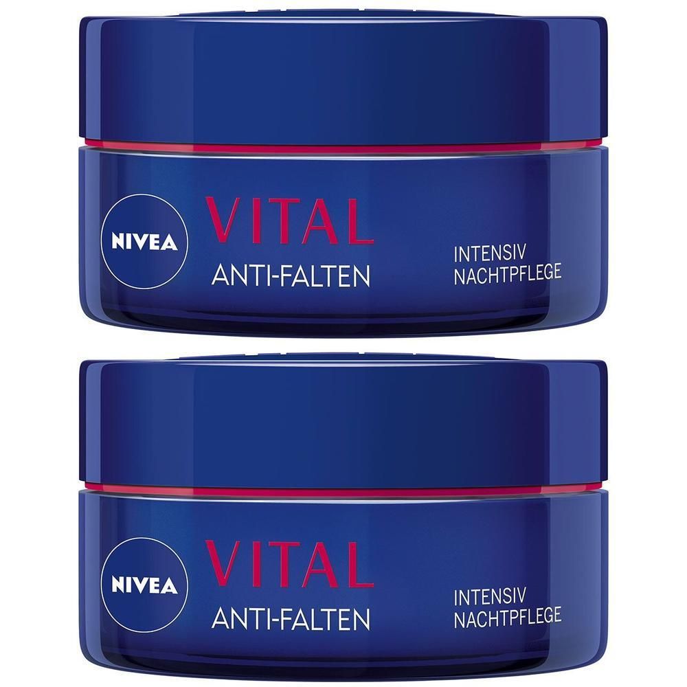 Nivea Visage Vital aufbauende Nachtpflege 2x 2x50 ml Nachtcreme