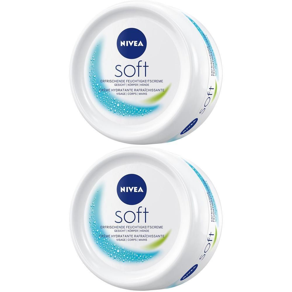 Nivea Soft Creme Tiegel 2x 2x200 ml